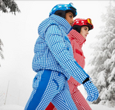 Goldbergh Starstruck printed down ski suit