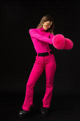 Hill Faux Fur Ski Mitten Rosa