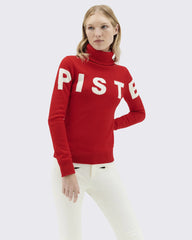 Piste Jacquard Knit Merino Wool Turtleneck
