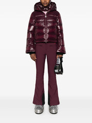 Polar Flare Down Jacket Burgundy