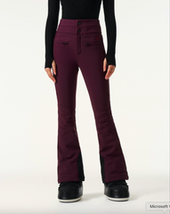 High-waist Aurora Ski flare pants