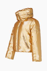 Ocean Metallic Down Ski Jacket