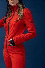 Angela Italian Ski Suit Red