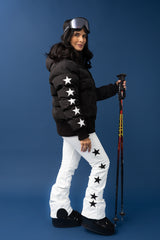 Aspen Ski Pants Stars Blanco