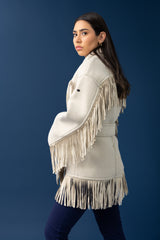 Beige Apres Ski con Cinturón