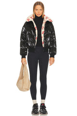 Reversible Metallic Shearling Jacket