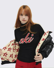 Reversible Metallic Shearling Jacket